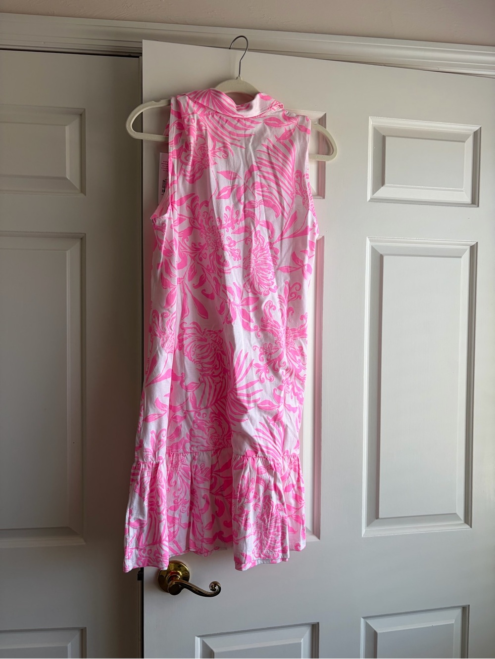 Lilly Pulitzer Bright Pink & White Printed dress - Picture 4 of 4